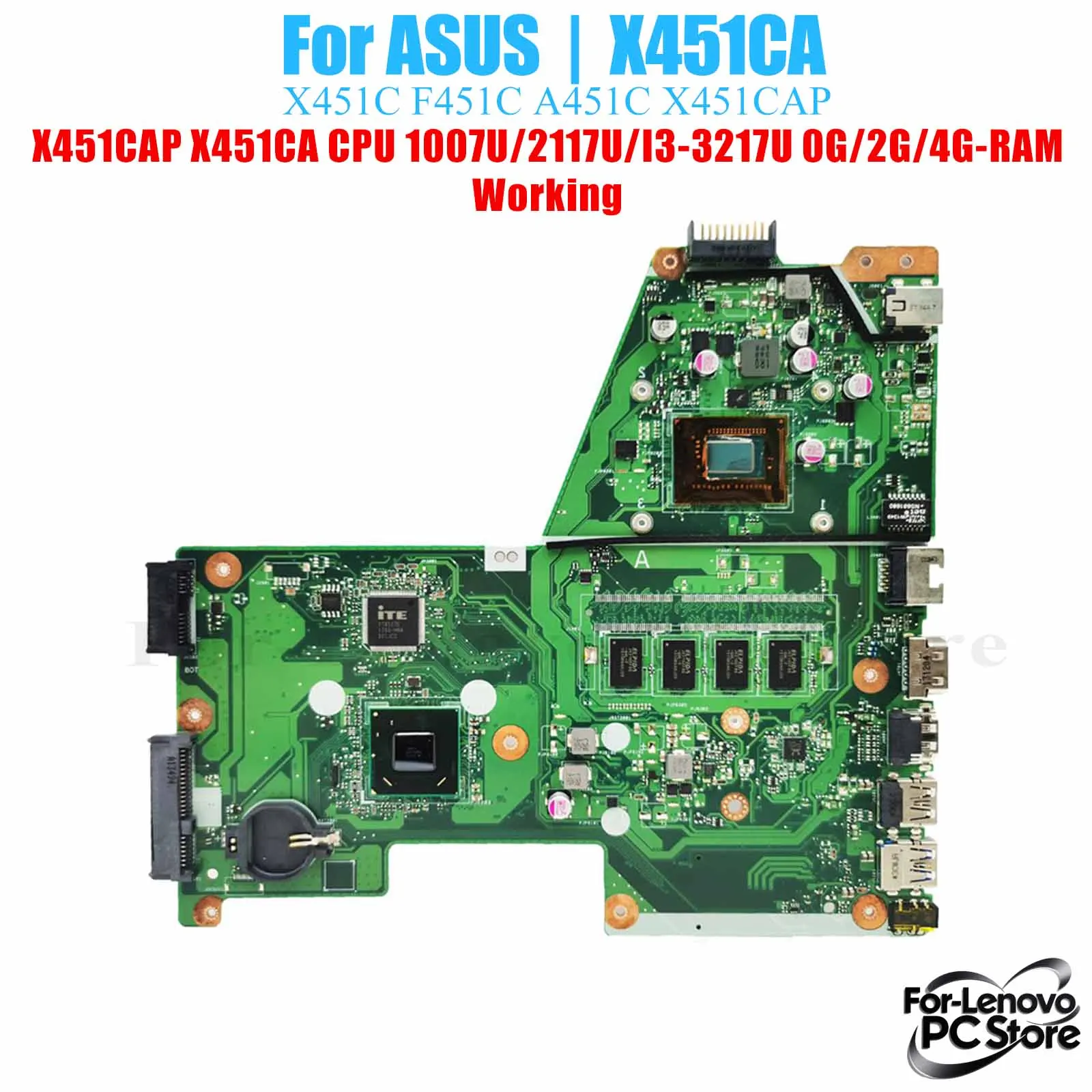 

X451CA для ASUS F451C A451C X451CA X451C F451C A451C X451CAP материнская плата для ноутбука материнская плата для ноутбука