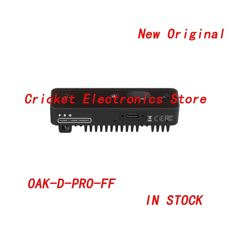 OAK-D-PRO-FF Роботизированная камера с фиксированным фокусом, с ИК-лазерным точечным проектором, ИК-подсветкой и встроенным искусственным интеллектом