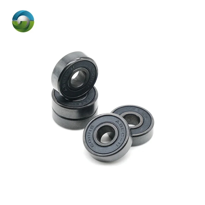 ABEC9 608 2RS Inline Roller Skate Wheel Bearing 608 RS Anti Rust Skateboard Ball Bearings 608RS BLACK Sealed 8x22x7 mm