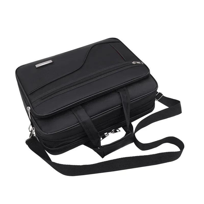 New Business Herren Aktentasche 15.6 "Laptop große Kapazität Handtasche Mode männliche Schulter Umhängetasche