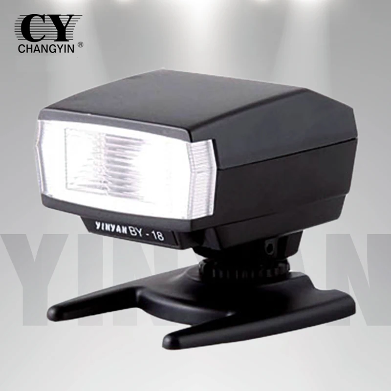 YINYAN BY-18 classic low-voltage trigger on-camera flash compatible with digital SLR micro-single film camera