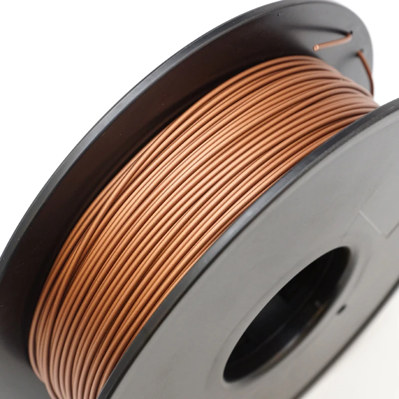3D Printer Filament 20% Percent Metal based on PLA 1.75mm 0.5kg/1.1lb Copper Steel Iron