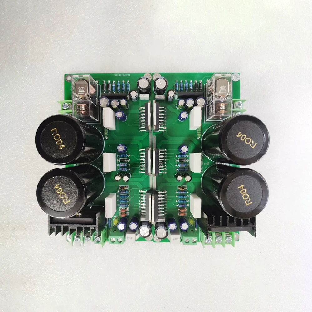 A Pair For TDA7293 Dual Channel Master-Save 3 Parallel Heating Symmetrical Mirror Power Amplifier Board DA7293-3B 7×13.5×4.8cm