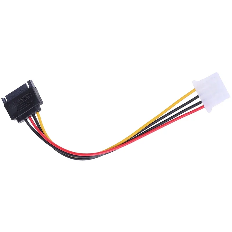 4 Pin Molex IDE To 15pin SATA Cable Female Male Hard Drive Disk Power Supply Cable Adapter SATA Extension Cord For PC Computer