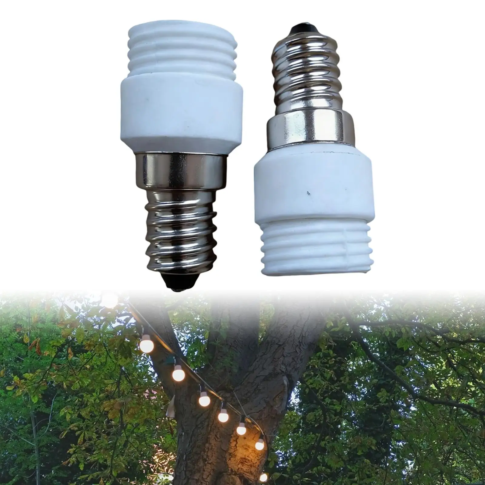 2x Bulb Base Converter E14 to G9 Adapter Practical Modern Compact Household Professional Easy to Install LED Bulb Adapter