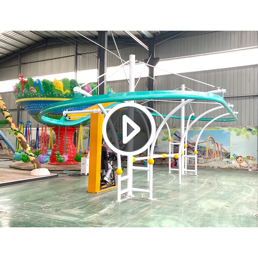 Hot Sale Children's Outdoor Playground 6 Seats Other Bicycle Amusement Parks Bicycle Rides Fitness Equipment