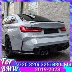 G20 G28 G80 M3 Style Car Rear Trunk Spoiler Wing Tail Roof Spoiler For BMW 3 Series G20 320i 325i 330i 2019 2020 2021 2022 2023