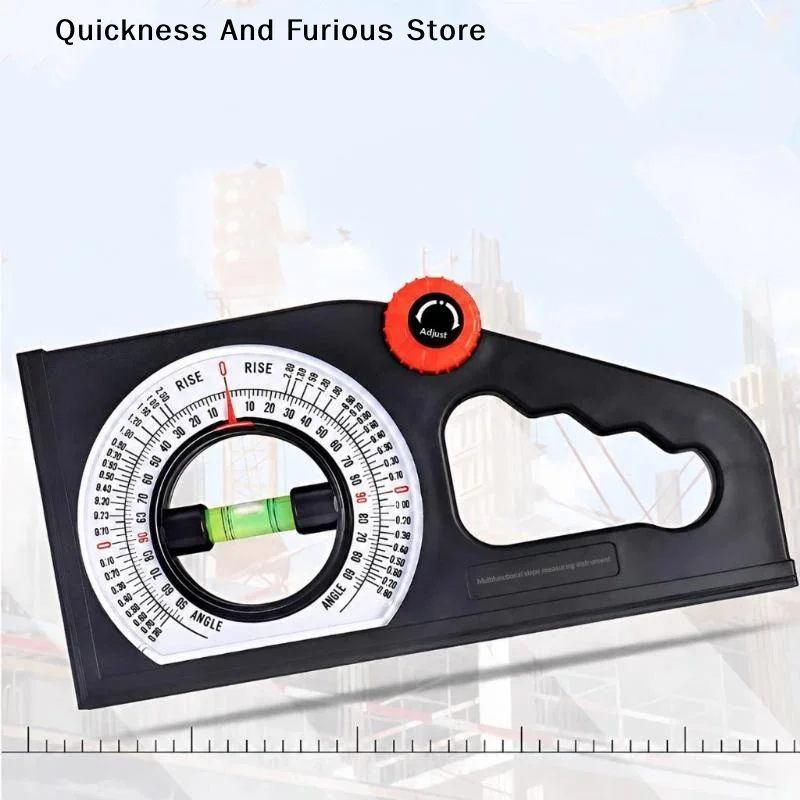 【T】Multifunctional Slope Inclinometer Protractor Magnetic Base High Accuracy Scale For Construction Carpentry Measuring Jobs