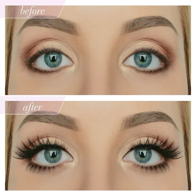 Bộ 10 Đôi Tất Nữ Dài Dày Vòng Tay Lông Mi Giả Mắt Dụng Cụ Trang Điểm (Màu: Đen)