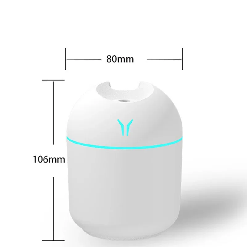 FunShing 250 мл мини-увлажнитель воздуха очиститель автомобиля USB аромат эфирного масла диффузор светодиодный светильник ультразвуковой туманообразователь бытовая техника