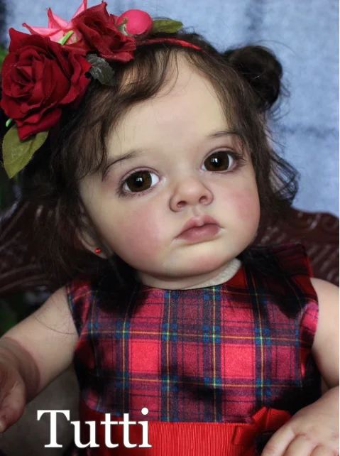 

St. Store 24inches Reborn Doll High Quality Hand Draw Details Tutti Lovely Girl