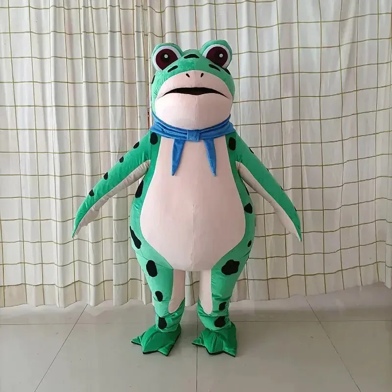 Christmas Frogs Inflatable Costume Suits Dress Anime Cosplay Christmas Carnival Halloween Party Costume for Adult Role Play