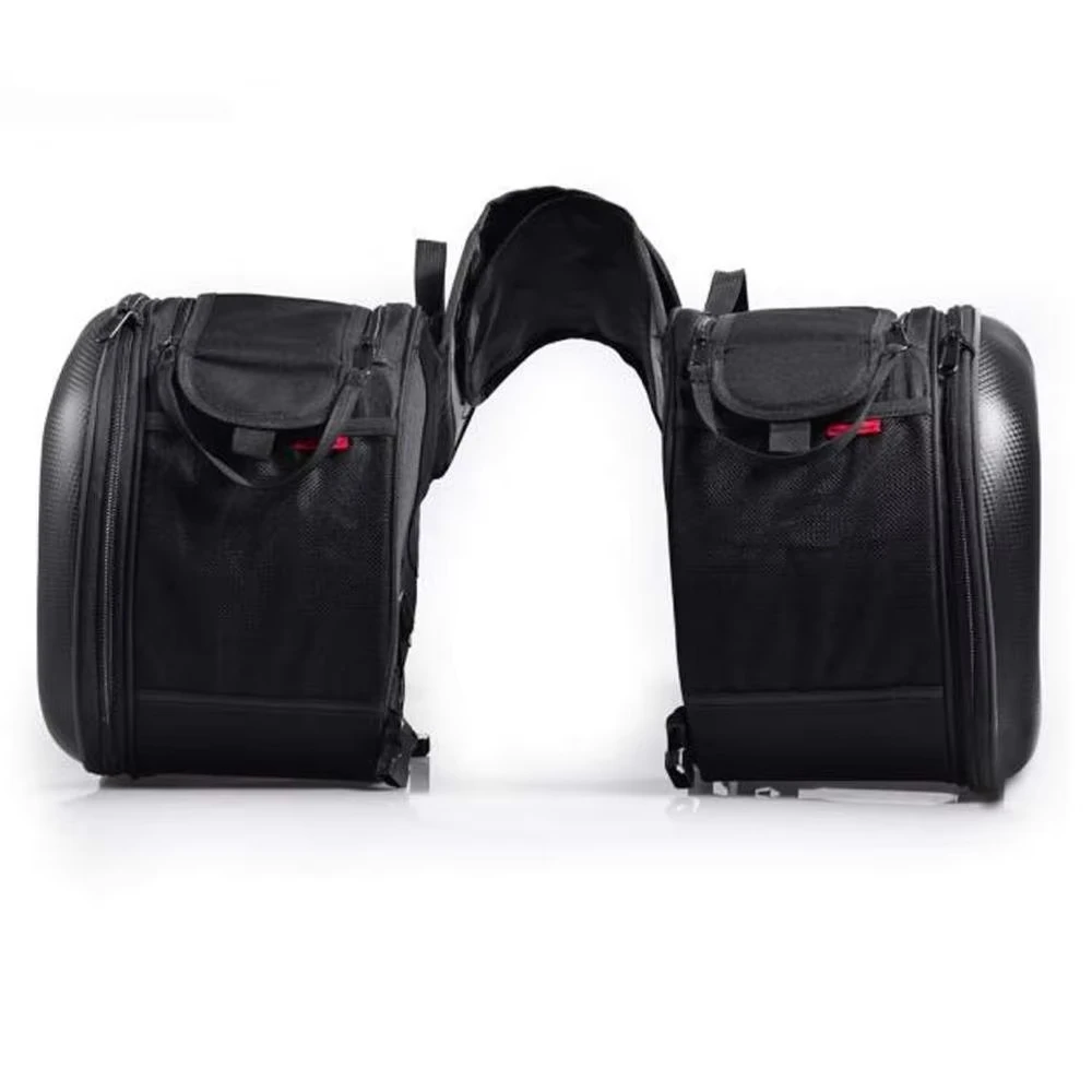 Newest Motorcycle Waterproof Racing Race Moto Helmet Travel Bags Suitcase Saddlebags + One Pair of Raincoat+Plastics Travel Bags