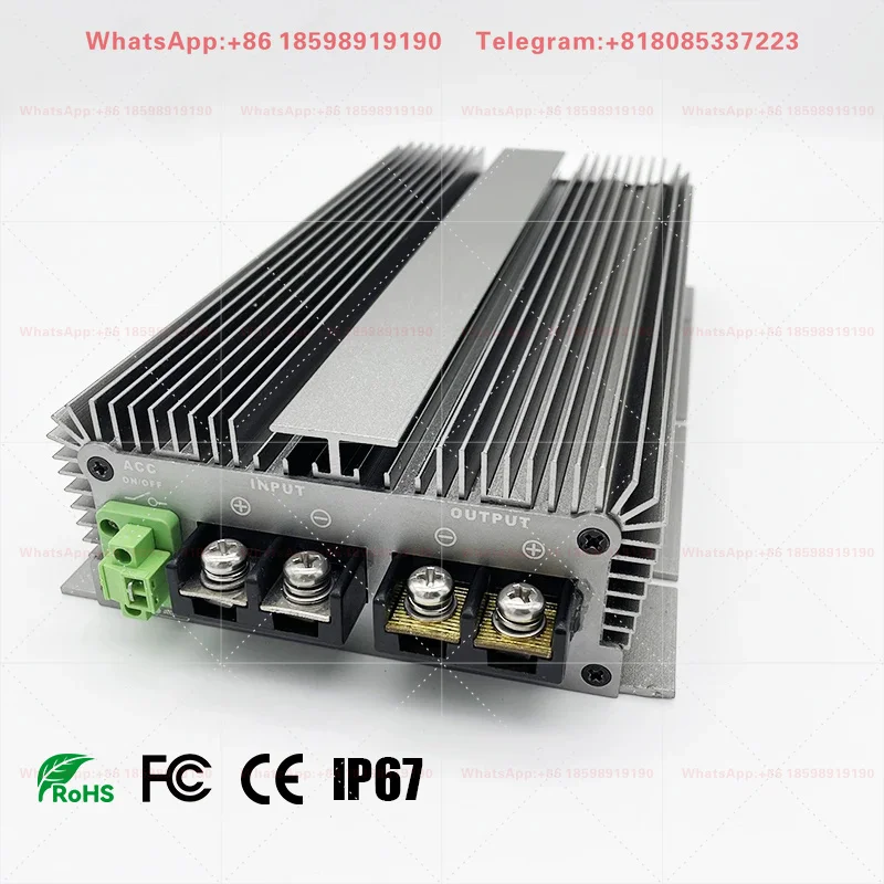 DC to DC Fast Charger 12V Step Up to 36V High Efficiency Voltage Boost Charging Device Special Design