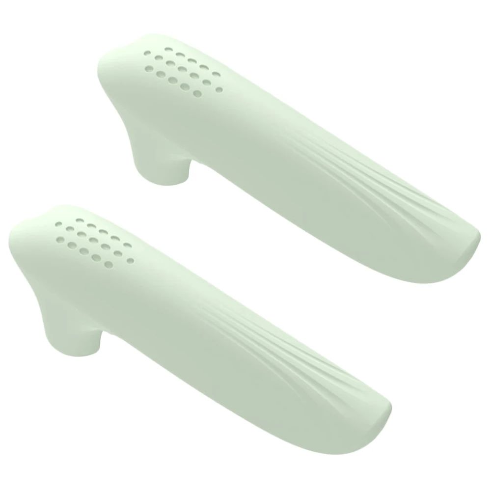 

2 шт., силиконовая дверная ручка, защита для детской безопасности, чехол для дверной ручки для домашнего офиса, светло-зеленый, для предотвращения столкновений, нескользящий