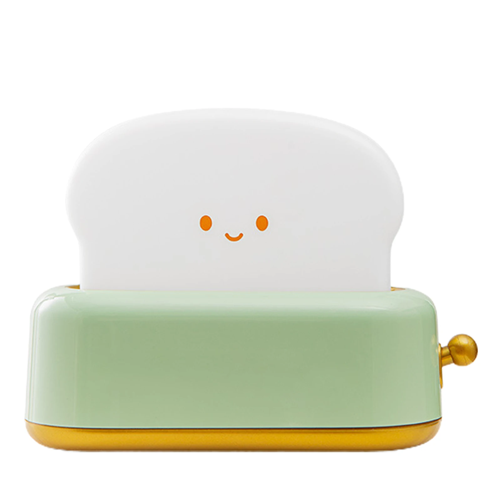 Creative Toast Night Light USB Rechargeable Timing LED Cute Sleep Lamp