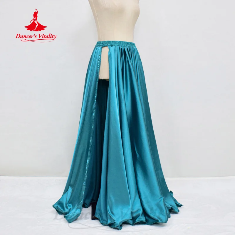 Belly Dancing Costume Women\'s Customized High End Satin Sexy Split Long Skirts Oriental Dance Professional Performance Clothing