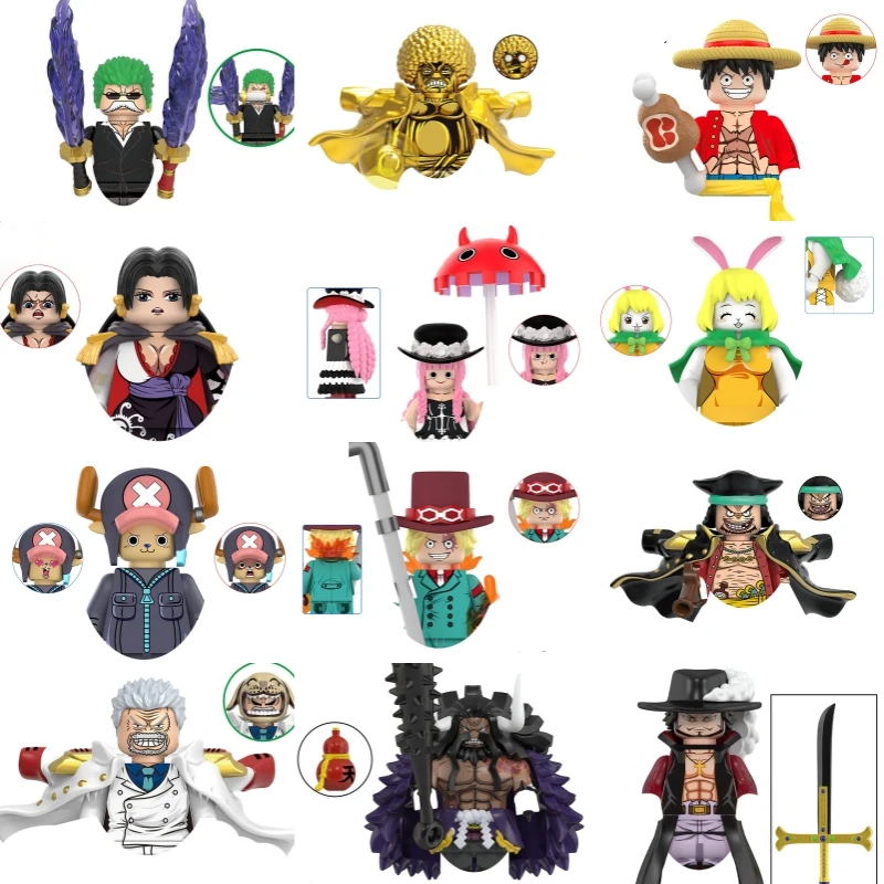 

Latest version Building Blocks Japan Anime Bricks Dolls Mini Action Toy Figures Assemble Blocks Children Gifts