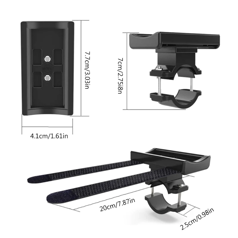 Bike Flashlight Holder Nonslip Bicycles Light Bracket Universal Bike Mount Torch Clamp Headlight Speaker Mount Holder