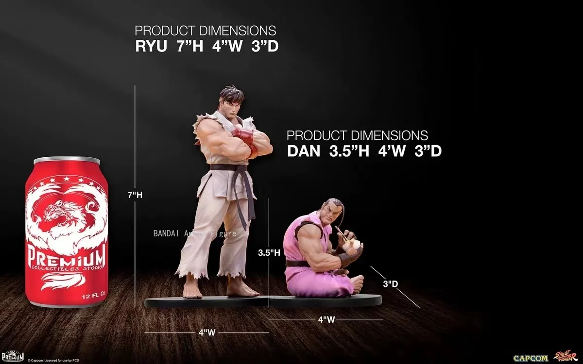 In Stock SOLD Sideshow PCS SS 906739 Street Fighter 1/10 RYU&DAN Anime Action Figures Toys Collection Gifts Models Statue