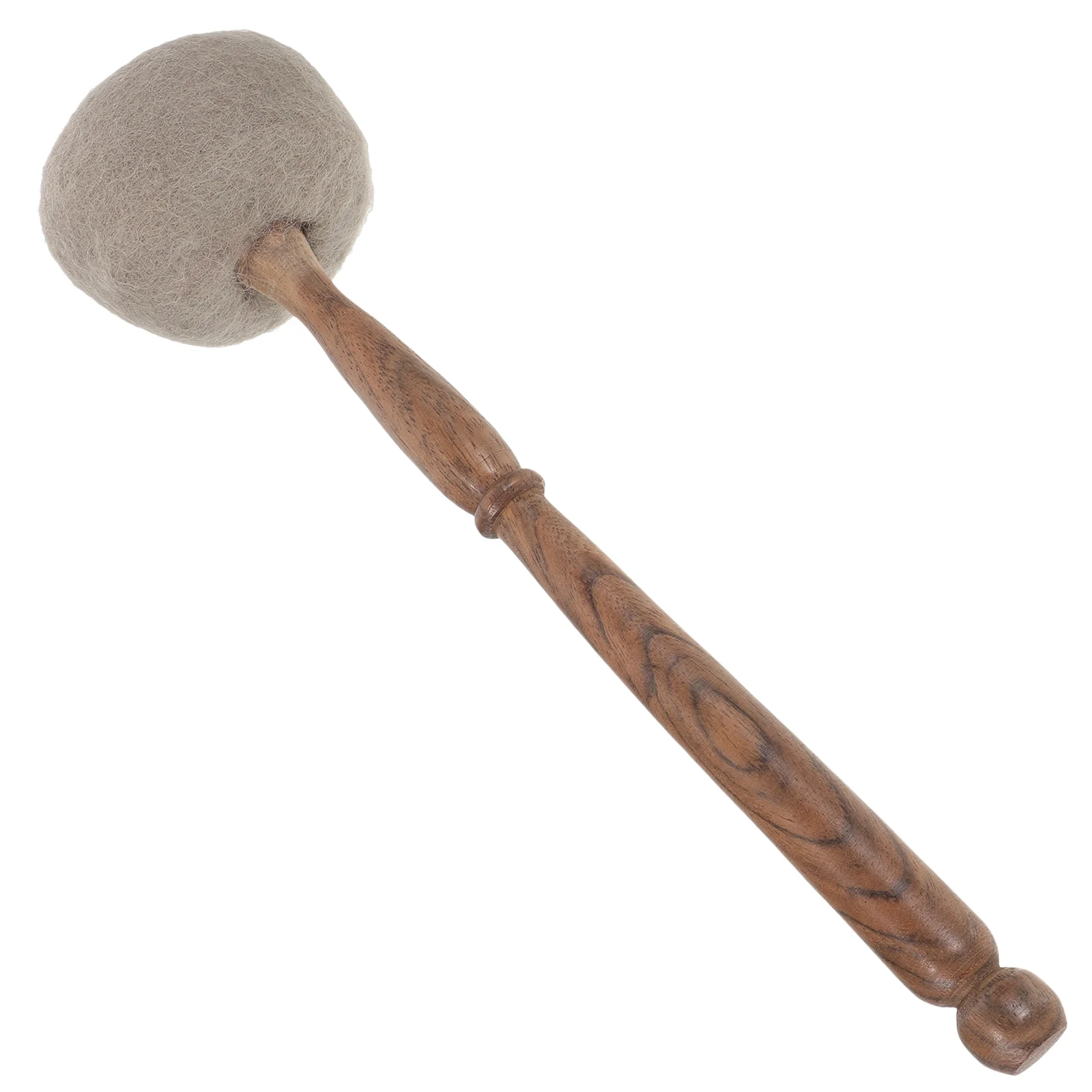 Buddha Sound Bowl Hammer Mallet Music Wooden Singing Striker Stick Felt