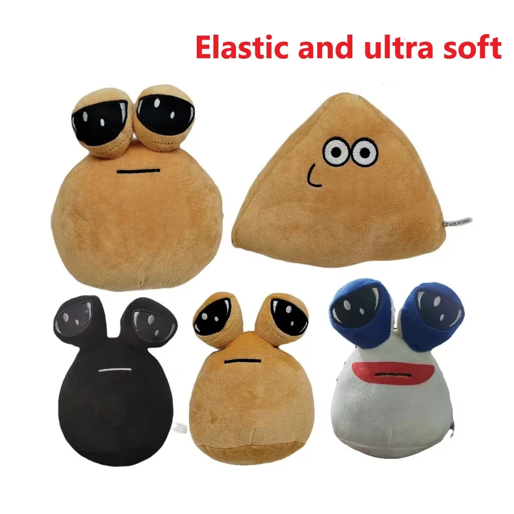 Hot Game My Pet Alien Pou Plush Toy Furdiburb Emotion Alien Plushie Stuffed Animal Pou Doll 22cm