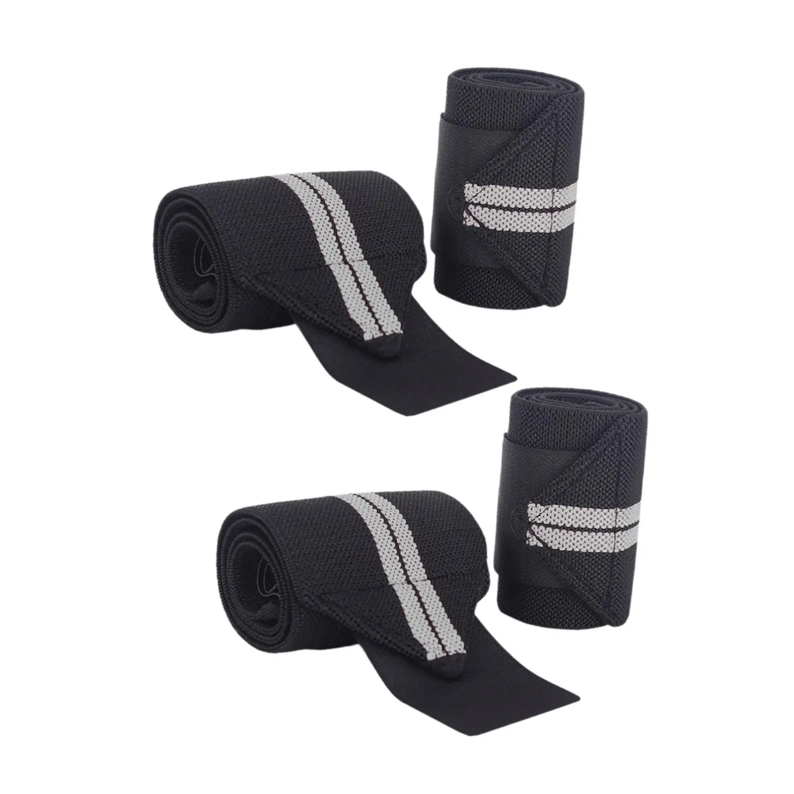 4x اللياقة البدنية الصالة الرياضية المعصم التفاف ضمادة عالية مرونة المعصم دعم الأشرطة للتمرين الجمباز رفع الأثقال تدريب القوة #3