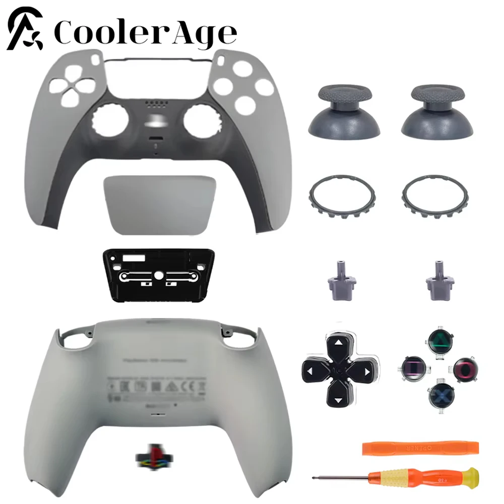 กรณีที่อยู่อาศัยชุดสําหรับ PS5 Controller Shell BDM-010/020/030/040/050 สําหรับ PS5 30th ครบรอบฝาครอบด้านหลังปุ่มทัชแพด