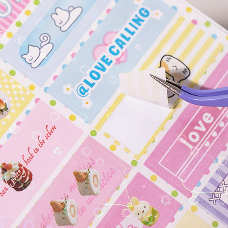 2 Style Stickers Wishes Share Diary Coil Sticker Notebook Clipbook Sticker Water Cup Sticker Album Memo Book Handmade Decoration