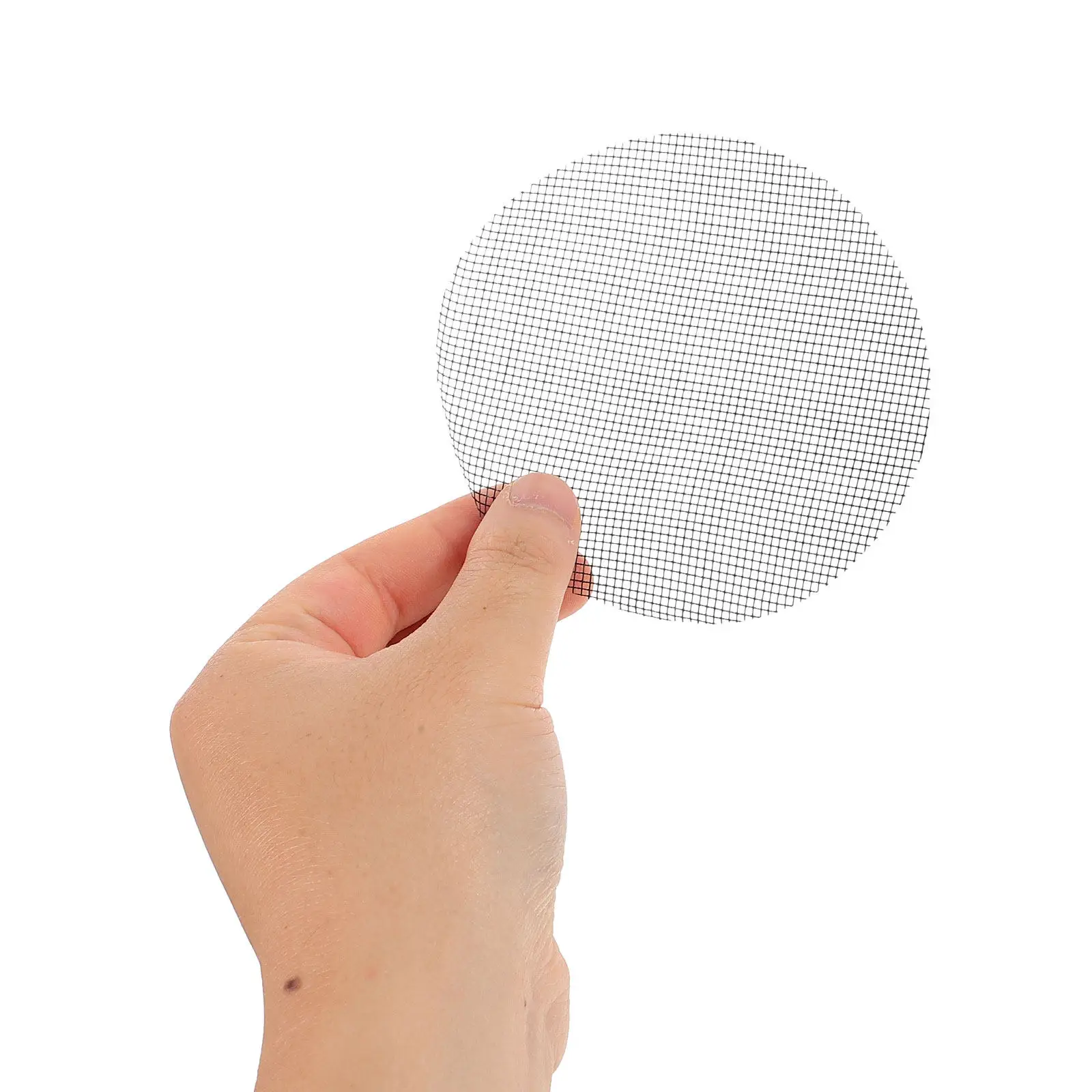 50Pcs Round Mesh Screen for Plant Pots 10Cm Drainage Mat Plastic Prevents Soil Escape Root Rot Prevention Indoor