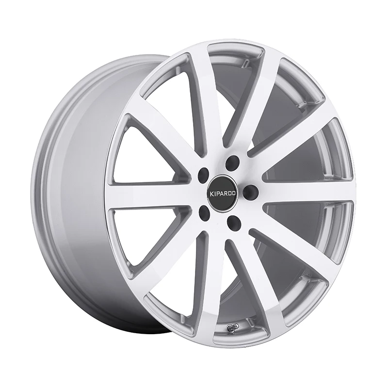 

Factory Direct Sales 22 24 Inch 5 Holes Alloy Wheel With Sliver Machined Face for Vw Passenegr Car Wheels Rims