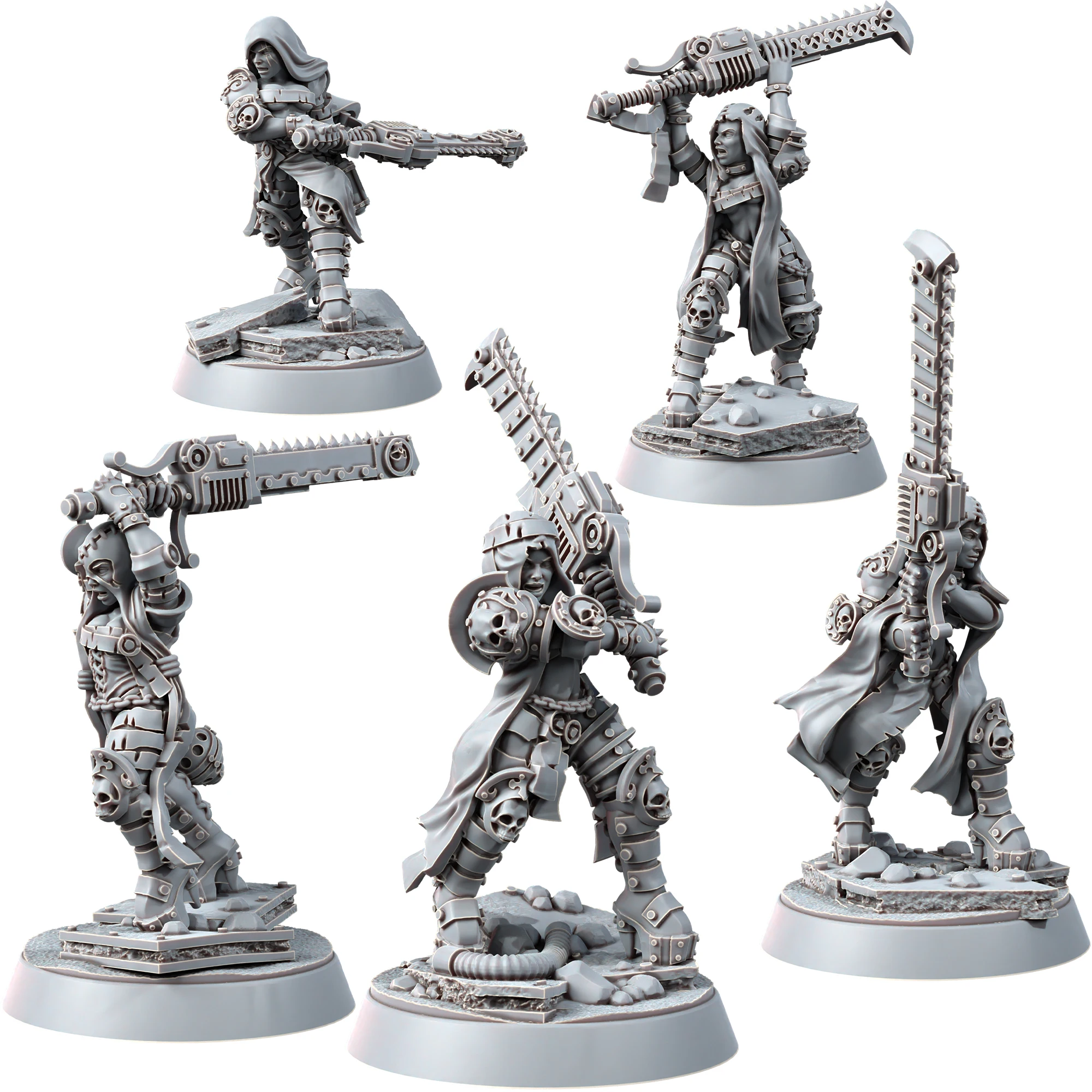 EMPEROR SISTERS SEALED REPENTIUM Miniature, Space Sista Figure, Shooter, HD 3D Printed Model, Action Tabletop Wargame DnD TRPG