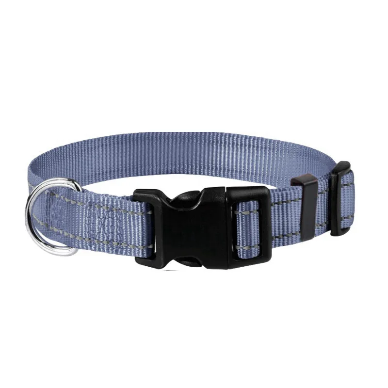 Reflektierendes Nylon-Hundehalsband mit Verstellbarem Schnellverschluss in Verschiedenen Farben für Tägliche Spaziergänge und Anti-Verlust-Schutz – Detail 17