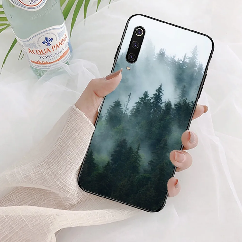 Forest Landscape Phone Case For Xiaomi Mi 5X 8 9 10 11 12 lite pro 10T PocoX3pro PocoM3 Note 10 pro lite