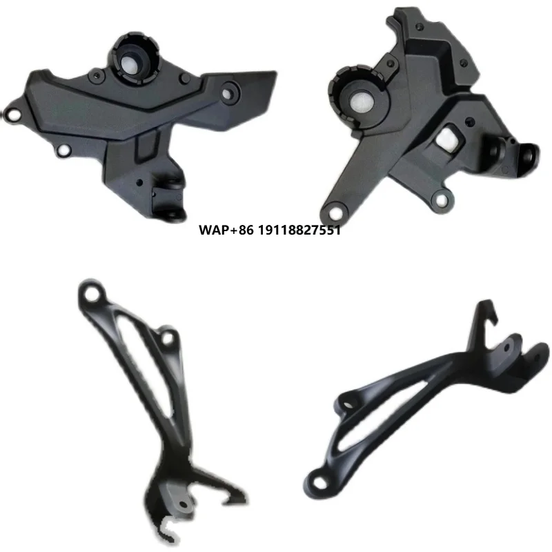 

Motorcycle Front Footrests Foot Pegs Pedal Bracket for Ninja Z650 2020 2021