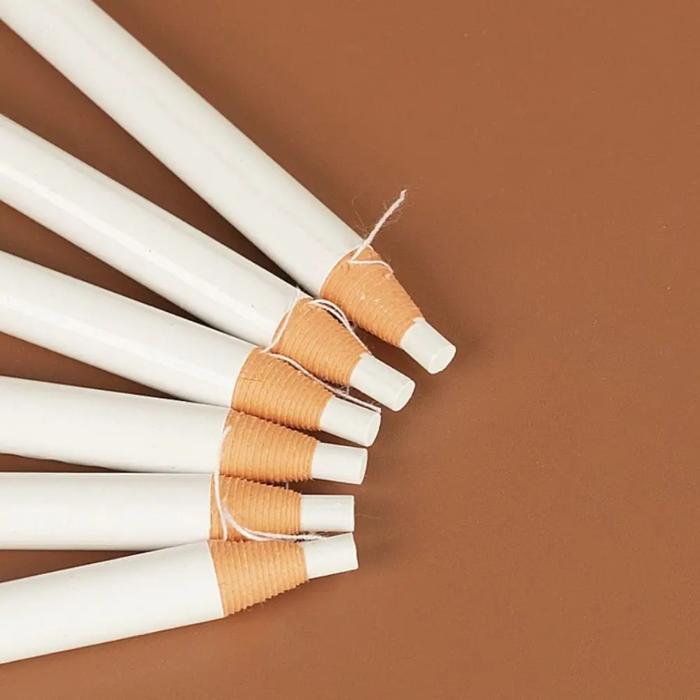 Posiciones cosméticos potenciador de cejas mujeres tirar cordón lápiz de cejas lápiz de cejas blanco lápiz de tatuaje permanente tinte de cejas