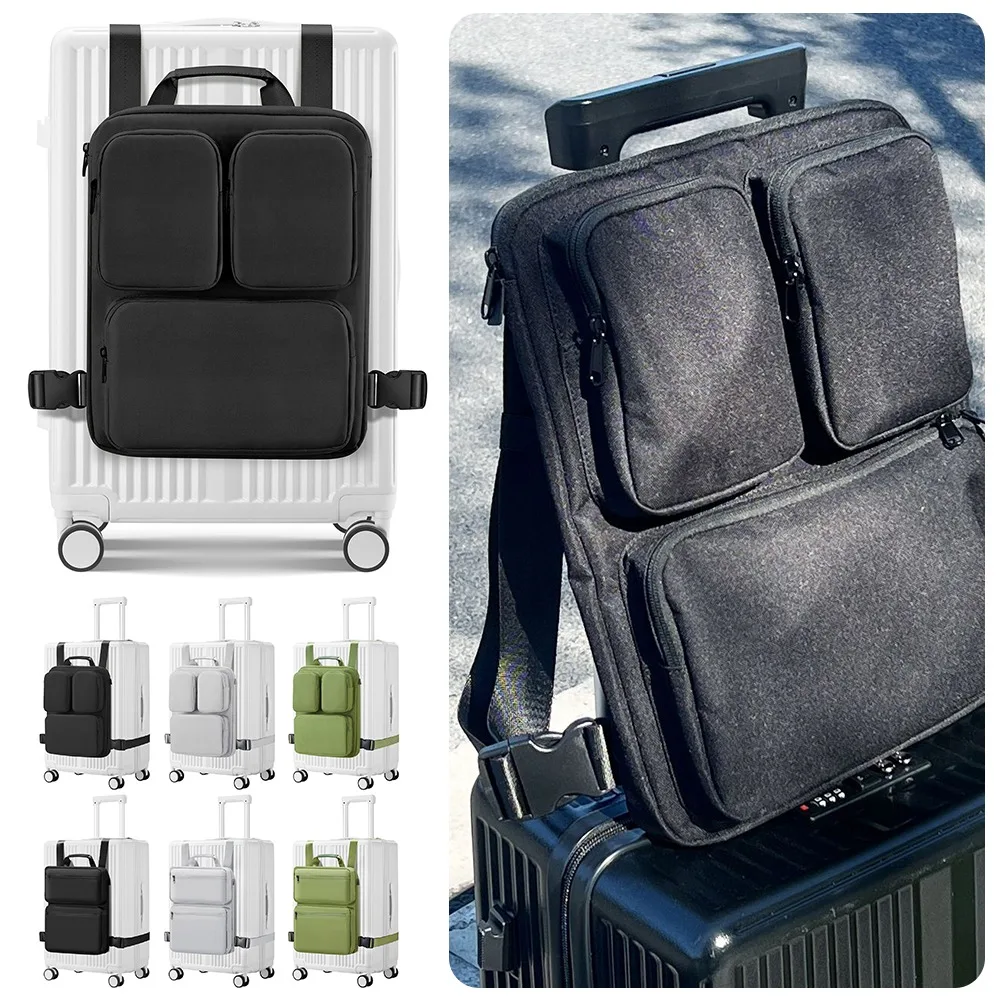 

Large Capacity Boarding Case Hanging Bag Extended Capacity Multifunctional Suitcase Additional Bag Removable