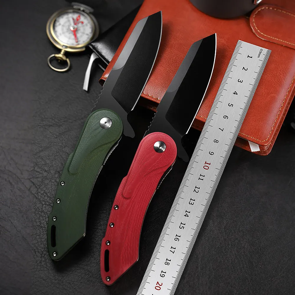 

Портативный складной нож, нож для фруктов, карманный нож, сталь 7cr13mov, рукоять G10