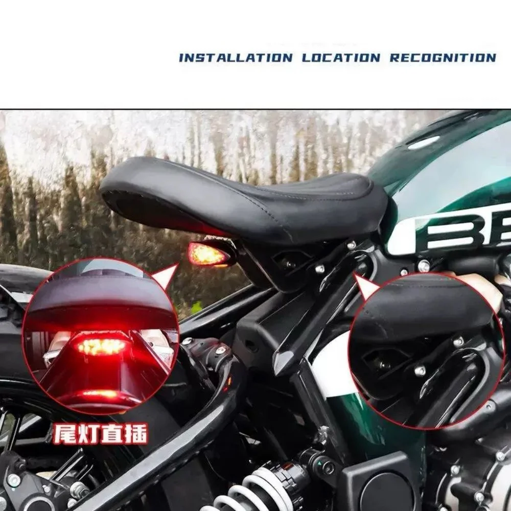 Per BENDA Napoleonbob 250 sedile anteriore singolo sedile anteriore allargato e ispessito comodo cuscino per benda napoleonbob 250