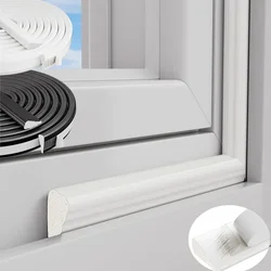 New 2-10m Weather Seal Strip for Sliding Door Windows Acoustic Foam tape Noise Reduction Weatherstripping Door Seal Gap Filler