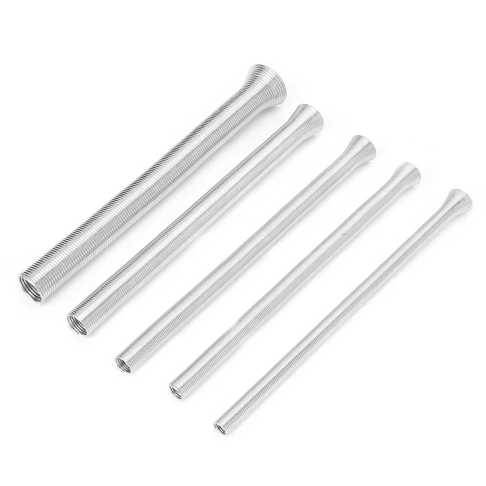 5PCS Super Elastic Spring Tube Bender Thin Wall Compatible 1/4-5/8 Inch Tubing Bender Kit Pipe Bending Spring Electrical Wiring
