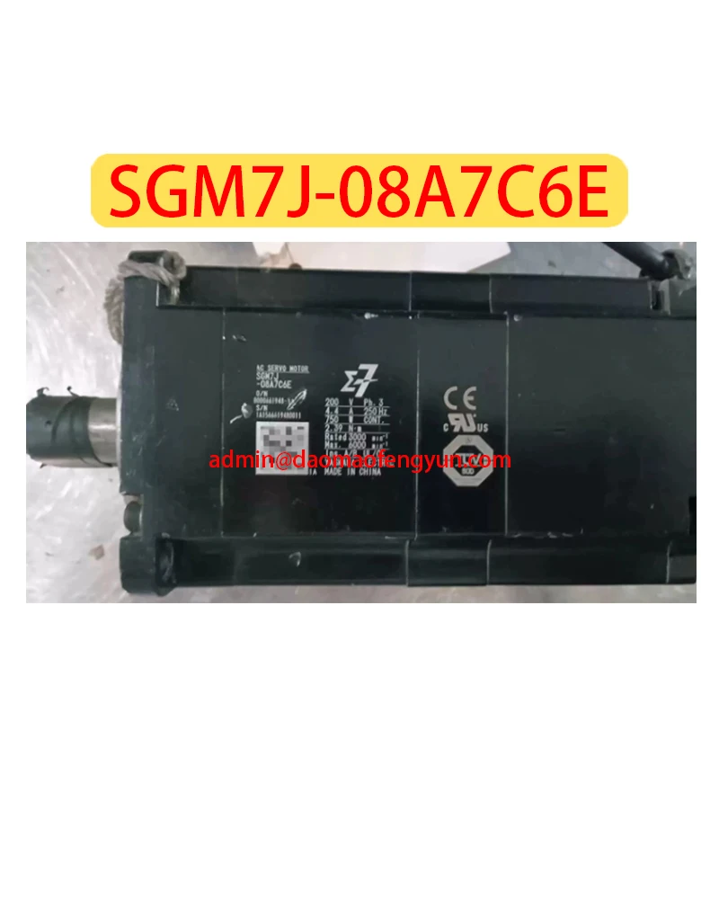 

SGM7J-08A7C6E Used Servo Motor SGM7J 08A7C6E，Fast shipping
