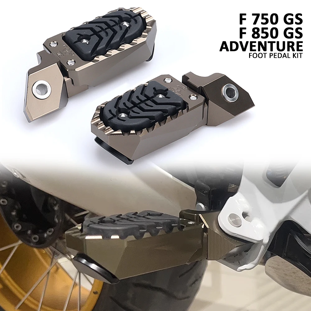 

NEW Foot Rest Motorcycle Footrest Footboards Front Pedal For BMW F 750 GS F750GS F 850 GS ADVENTURE F850GS ADV Adventure