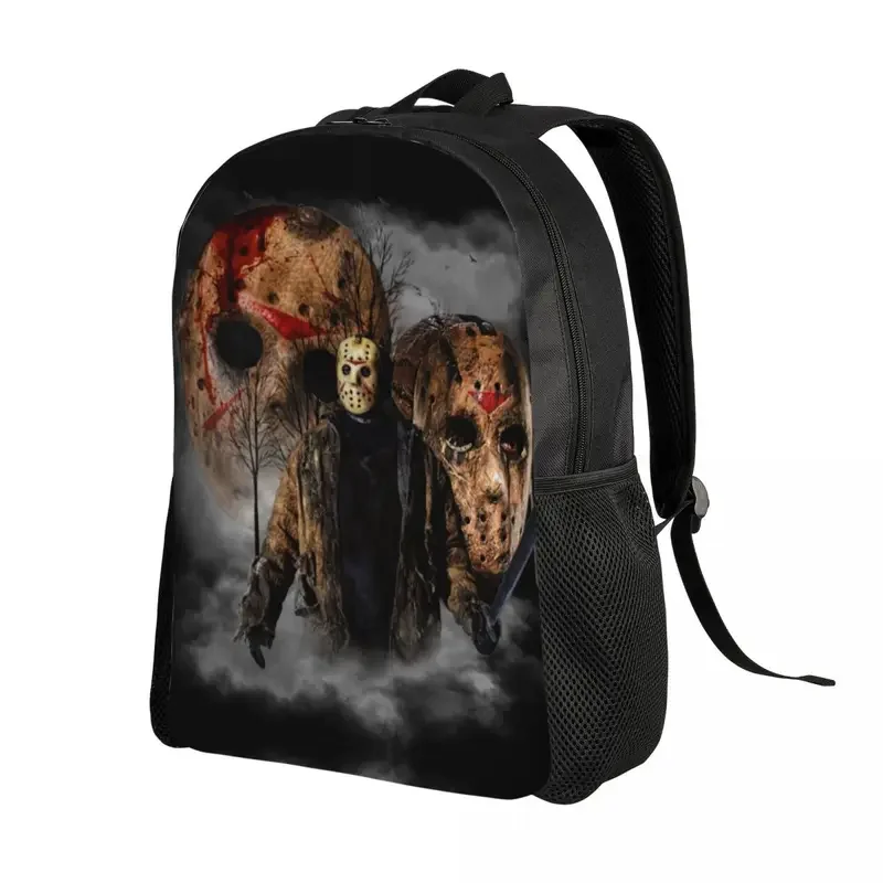 Horror Movie Character Killer Travel Backpack Men Women School Laptop Bookbag Halloween Film College Student Daypack Bags