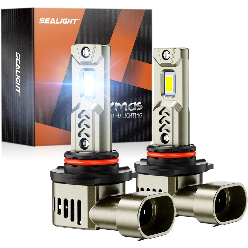 

9005/HB3 LED Bulbs 2025 1:1 Real Design, 68000LM 10X Super Bright L2S 9005 Bulbs, 6500K Cool White, 20 Year+ Extended Lifespan,