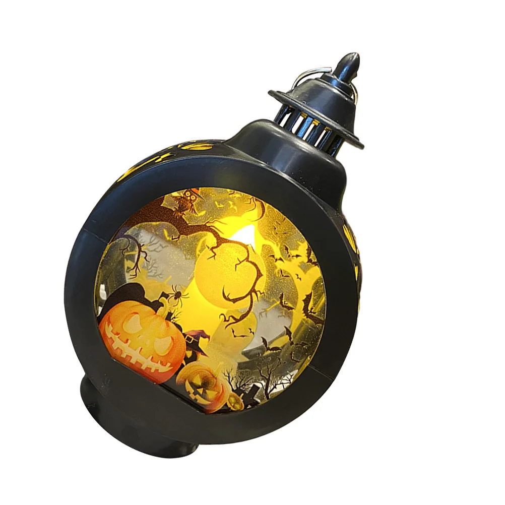 

Halloween Lantern Celebration Decor Table Centerpiece Pumpkin Lamp Ornaments Dining House Decoration Compact Light Plastic