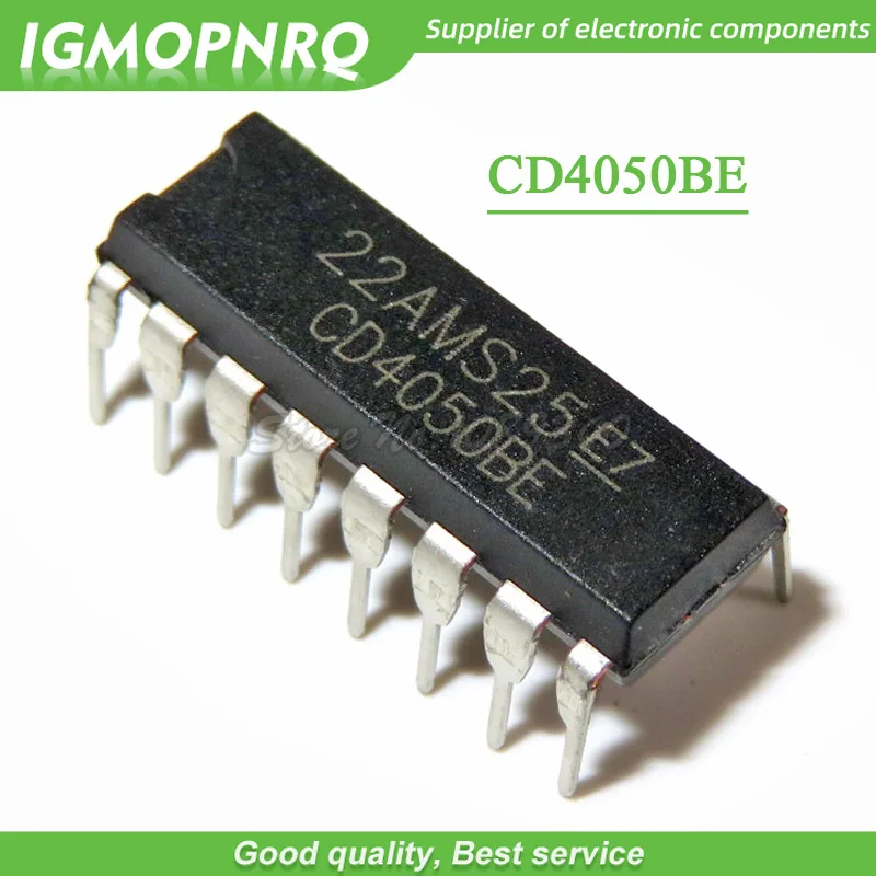 10 sztuk/partia CD4050BE CD4050 DIP w 6-fazowym buforze/konwerterze nowy oryginał