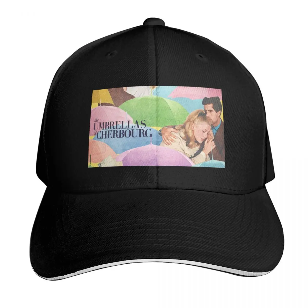 The Umbrellas of Cherbourg Movie Poster Baseball Cap Outdoor Golf Running Hiking Summer Beach Travel Streetwear Hip Hop Trendy