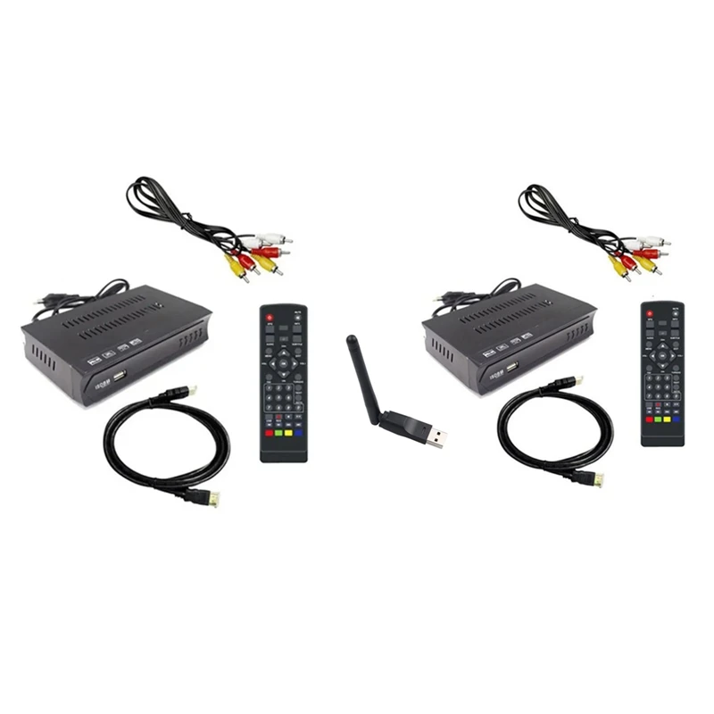 

ISDB-T 1080P HD Set Top Box Terrestrial Digital Video Broadcasting TV Receiver With Cable For Brazil/Chile EU Plug