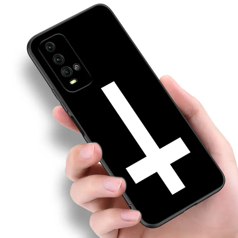 Satanic Pentagram 666 Black Phone Case For Redmi 10 Prime A1 A2 Plus K30 K40 Gaming K60 Pro 9 9A 9C 9T 10A 10C 12 12C 13C image 5